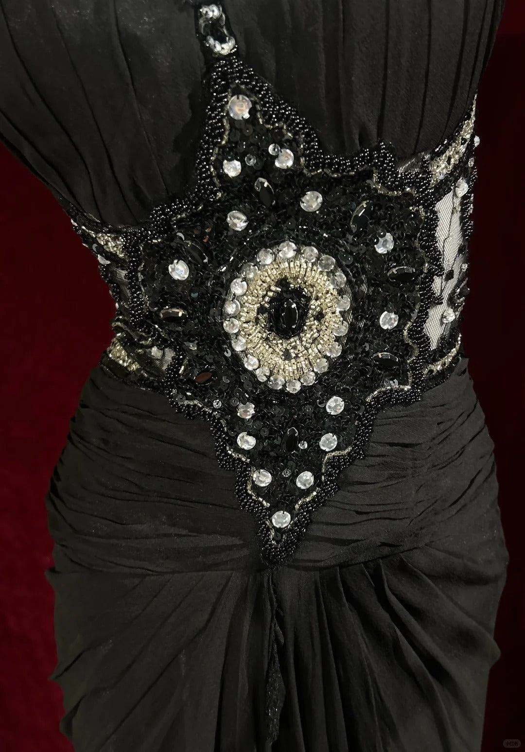 Vintage Prom Dresses Mermaid Halter Black Tulle Long 80s Party Evening Formal Gown RC1147