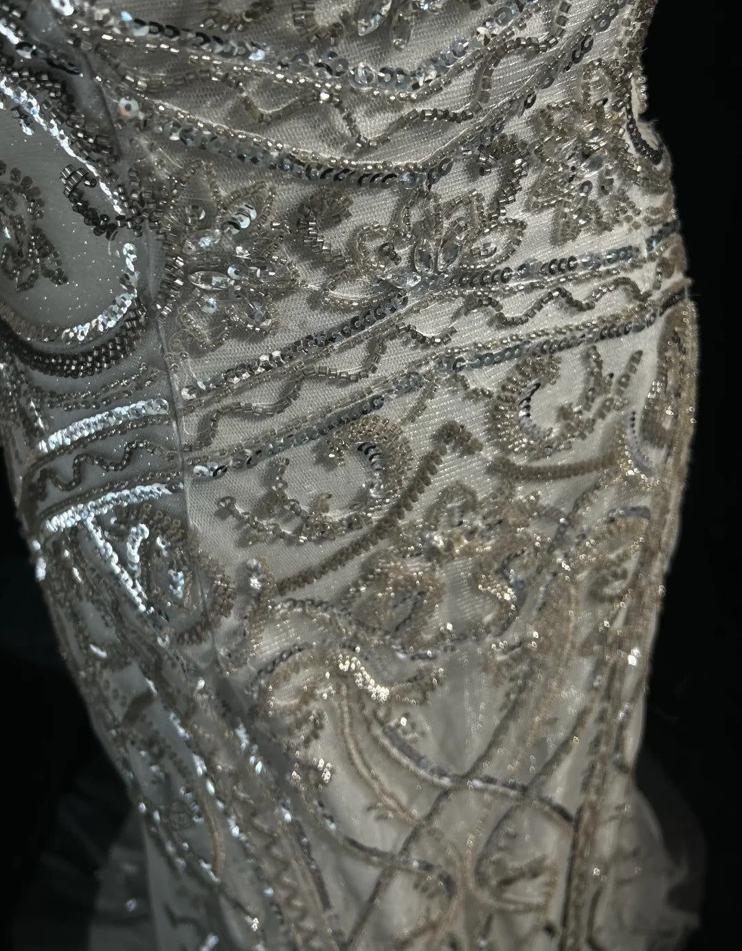Vintage Prom Dresses Inspo Mermaid Halter Silver Gray Sequin 80s With Backless Formal Gowns N3369