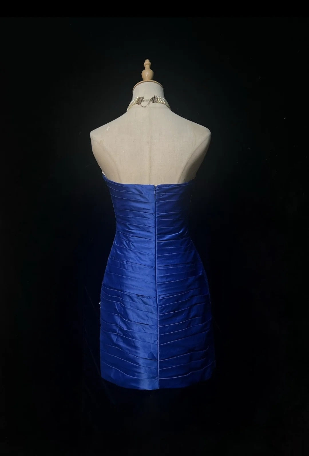 Vintage Hoco Dress Sheath Sweetheart Royal Blue Short Homecoming Party Dress RC0103
