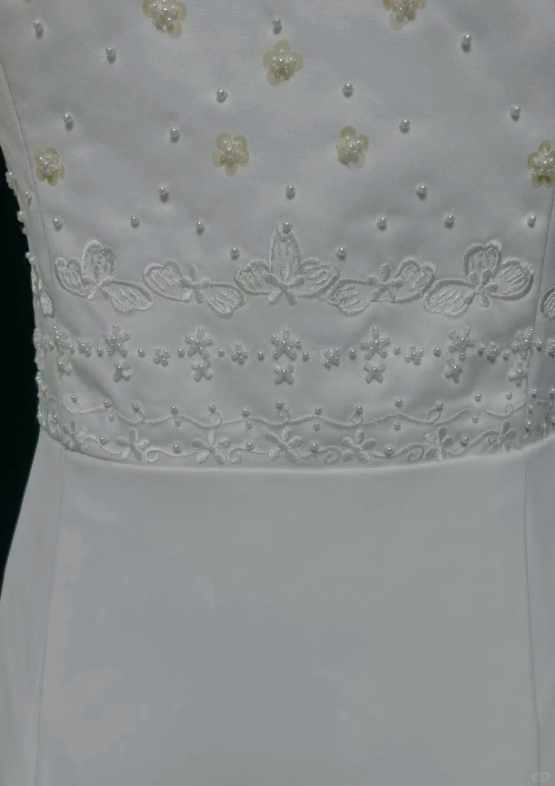 White Prom Dress Inspo Sheath Spaghetti Straps With Beading Modest Long Formal Party Gown RC0086