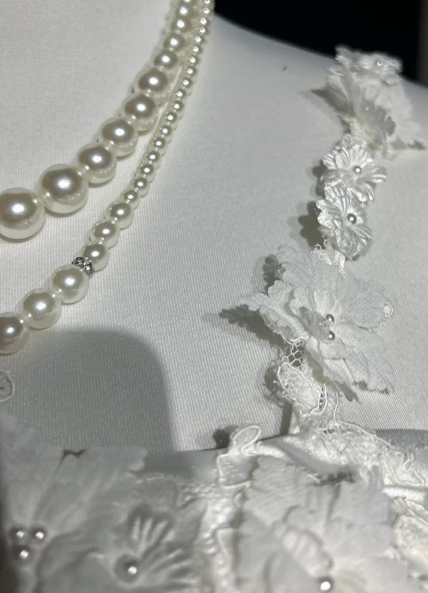 Vintage Prom Dresses Mermaid One Shoulder White With Ruffle Appliques Satin 90s Formal Gown N2589