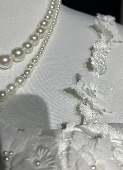 Vintage Prom Dresses Mermaid One Shoulder White With Ruffle Appliques Satin 90s Formal Gown N2589