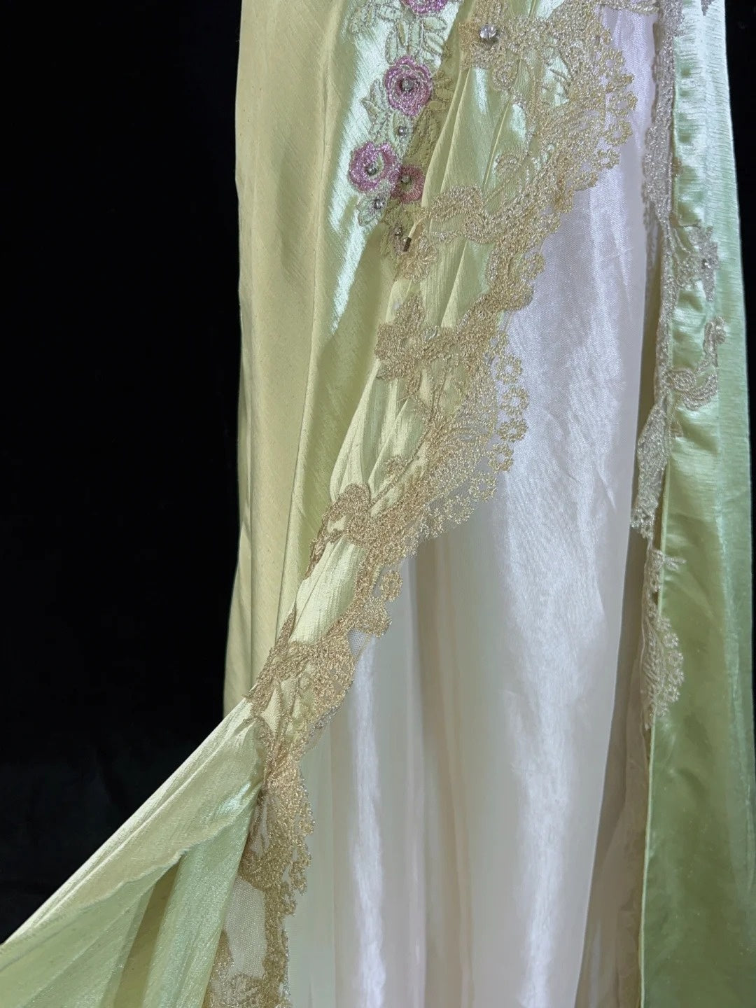 Elegant Prom Dresses Inspo Mermaid Spaghetti Strap Sage Green Satin With Lace Beading For Women Formal Dress N3230