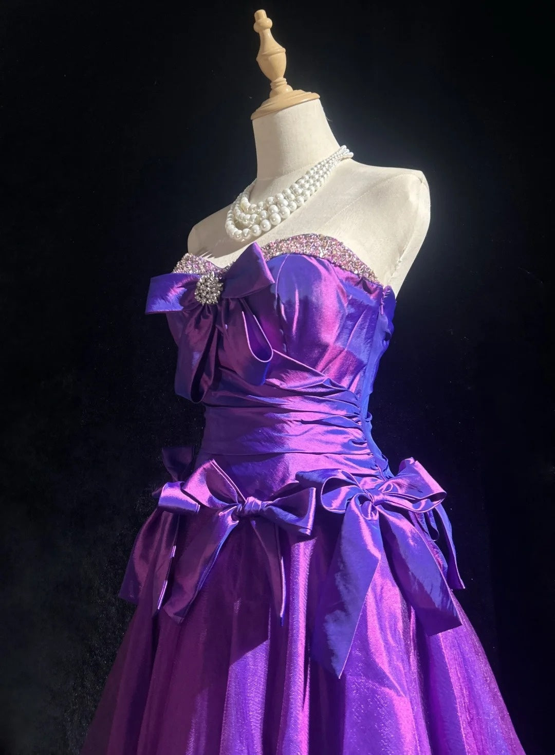 Cute Ball Gown Sweetheart Purple Tulle Short Party Dress Cocktail Gown Homecoming Dresses N3890