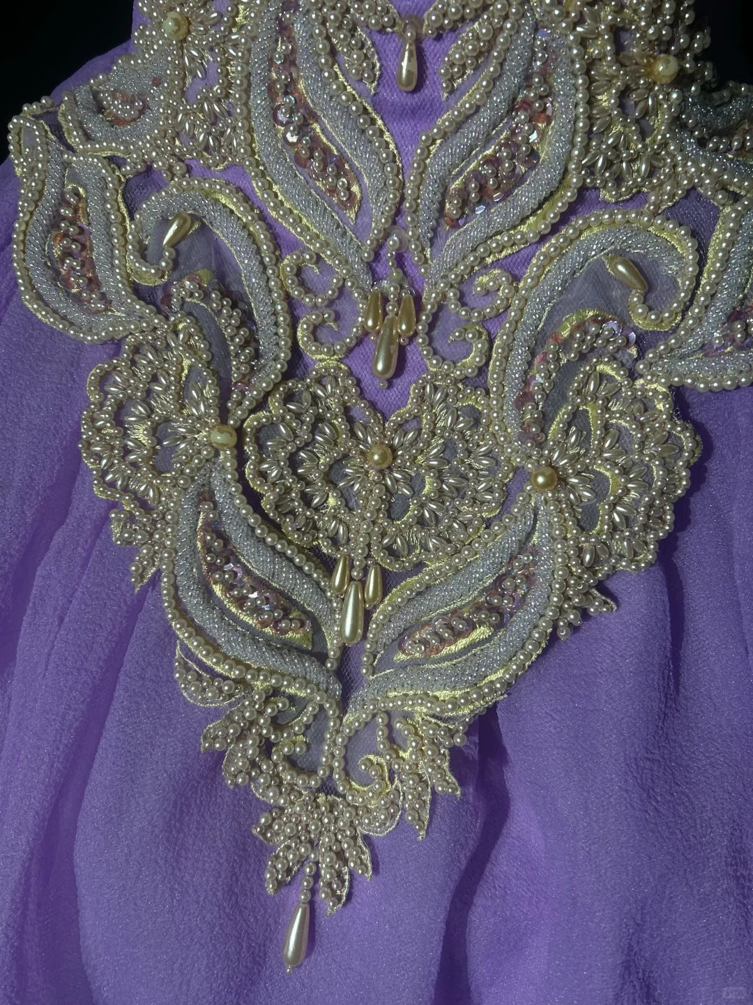 Princess Prom Dresses Ball Gown Off The Shoulder Grape With Pearls Formal Evening Outfits N3885