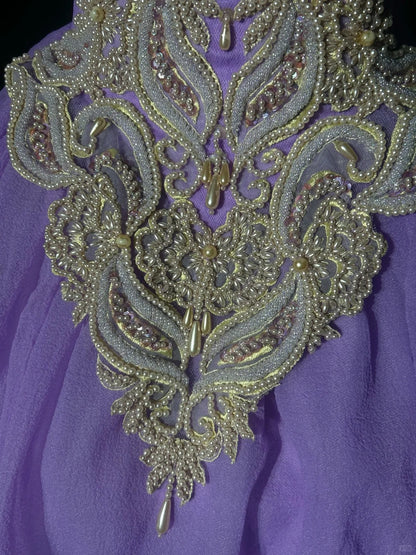 Princess Prom Dresses Ball Gown Off The Shoulder Grape With Pearls Formal Evening Outfits N3885