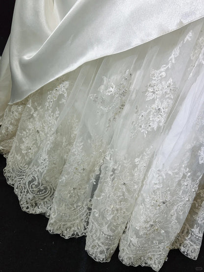 Unique Wedding Dresses Mermaid Spaghetti Strap ivory With Ruffled Appliqued Long Bridal Gown N3631