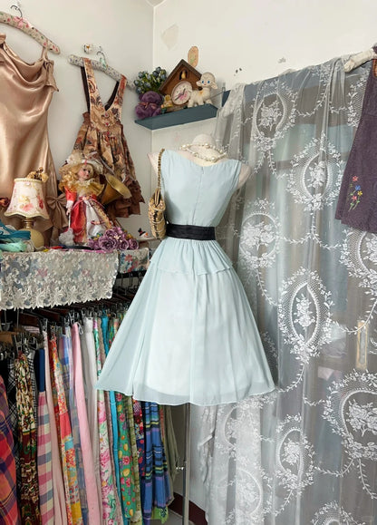 Vintage A Line Mint Green Chiffon Short Cocktail Homecoming Dresses Ideas Hoco Outfits RB5295