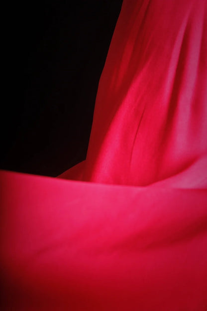 Retro A Line Halter Red Satin Tea Length 90s Short Prom Dresses Inspo 18th Birthday Outfits Formal Dress N493