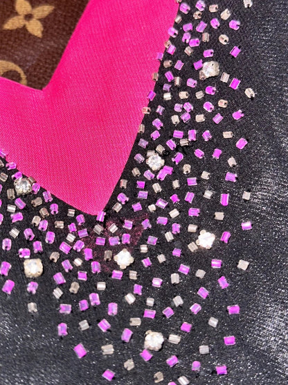 Luxurious Mermaid Sweetheart Black Pink With Beading School Dances Prom Dresses 8th Grade Formal Outfits Evening Gown RB8417