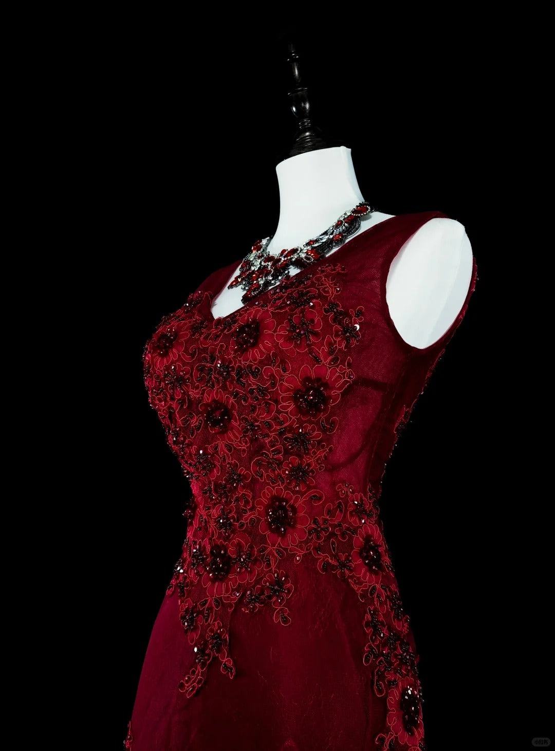 Vintage Prom Dresses Aesthetic 1960s Retro V Neck Mermaid Burgundy Long Party Dress N2146