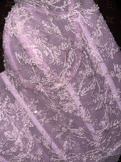 Luxurious Mermaid Spaghetti Straps Lilac Lace Long School Dances Prom Dresses 8th Grade Formal Outfits Evening Gown RB8421