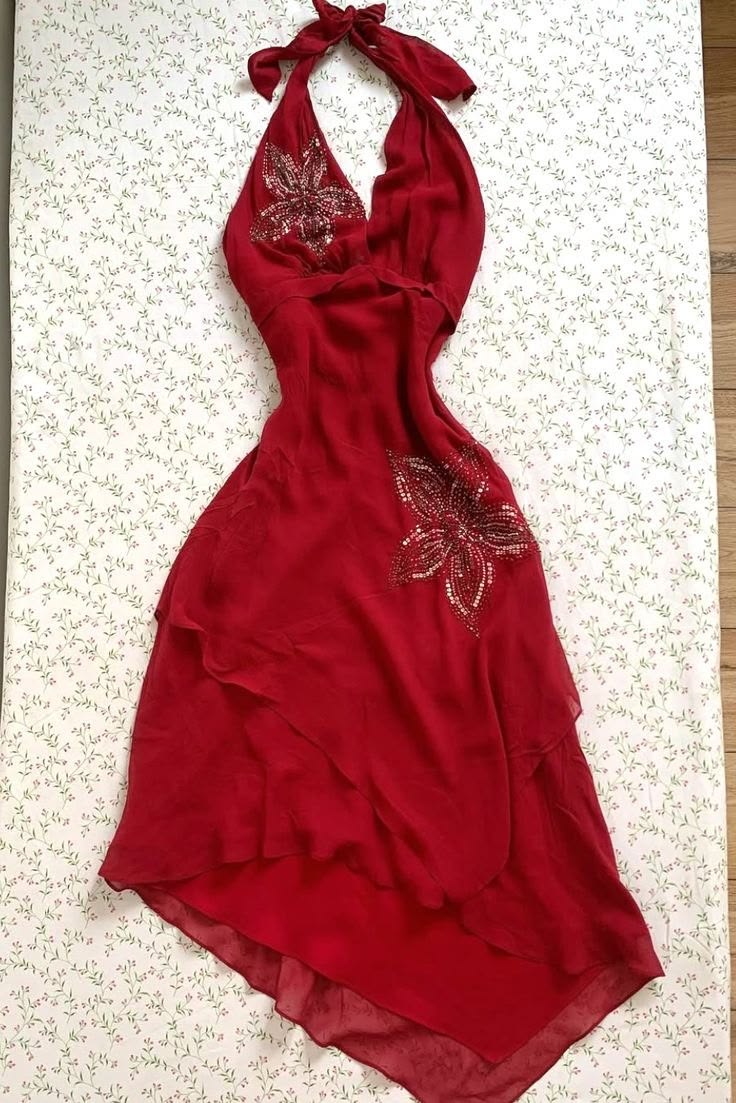 Classy Sheath Halter Burgundy Chiffon Mid Length Homecoming Dresses Party Cocktail Hoco Outfits RB8769