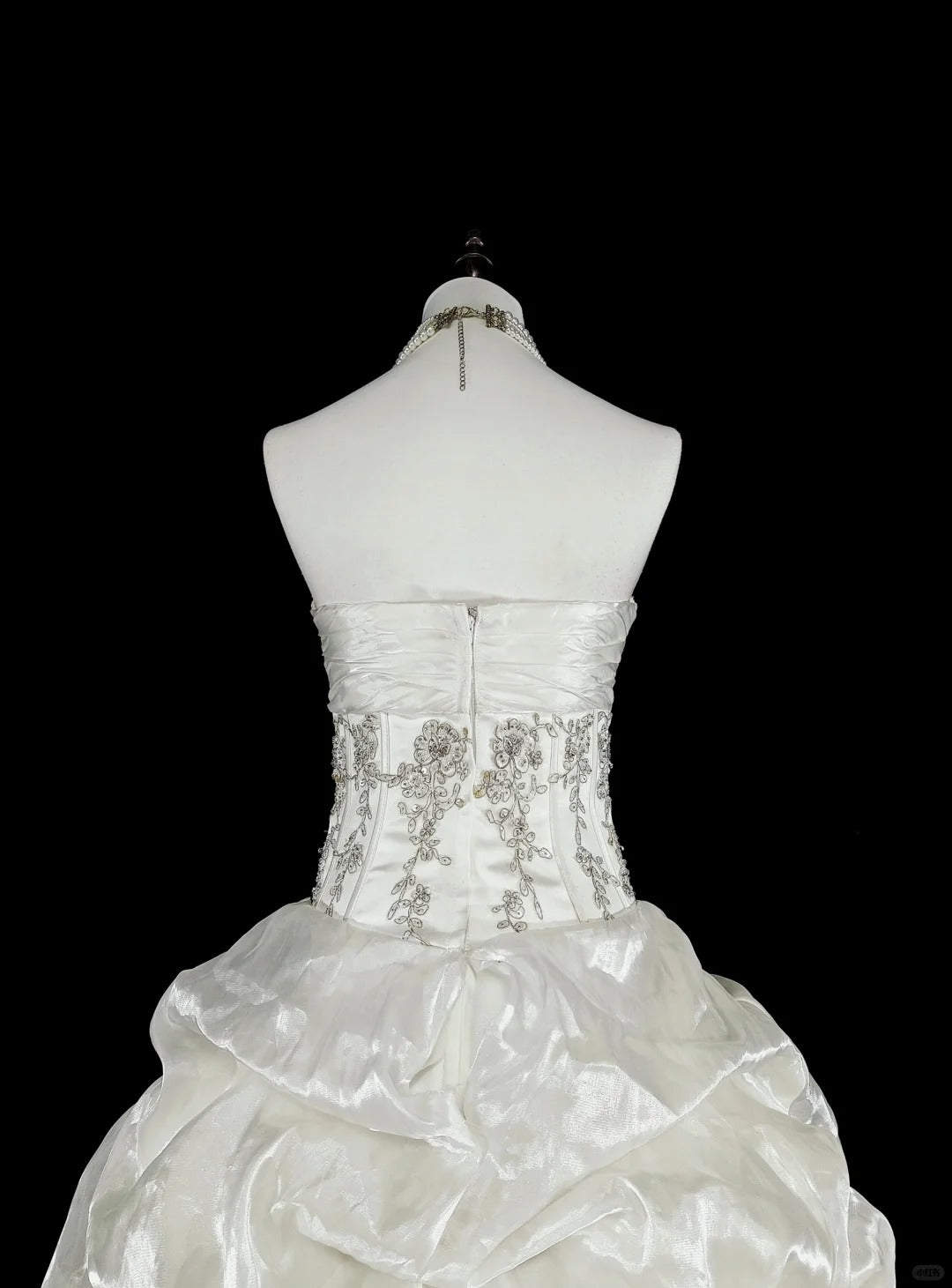 Romantic Wedding Dresses Ball Gown Sweetheart Ivory With Beaded Crystals Long Bridal Gown N3412