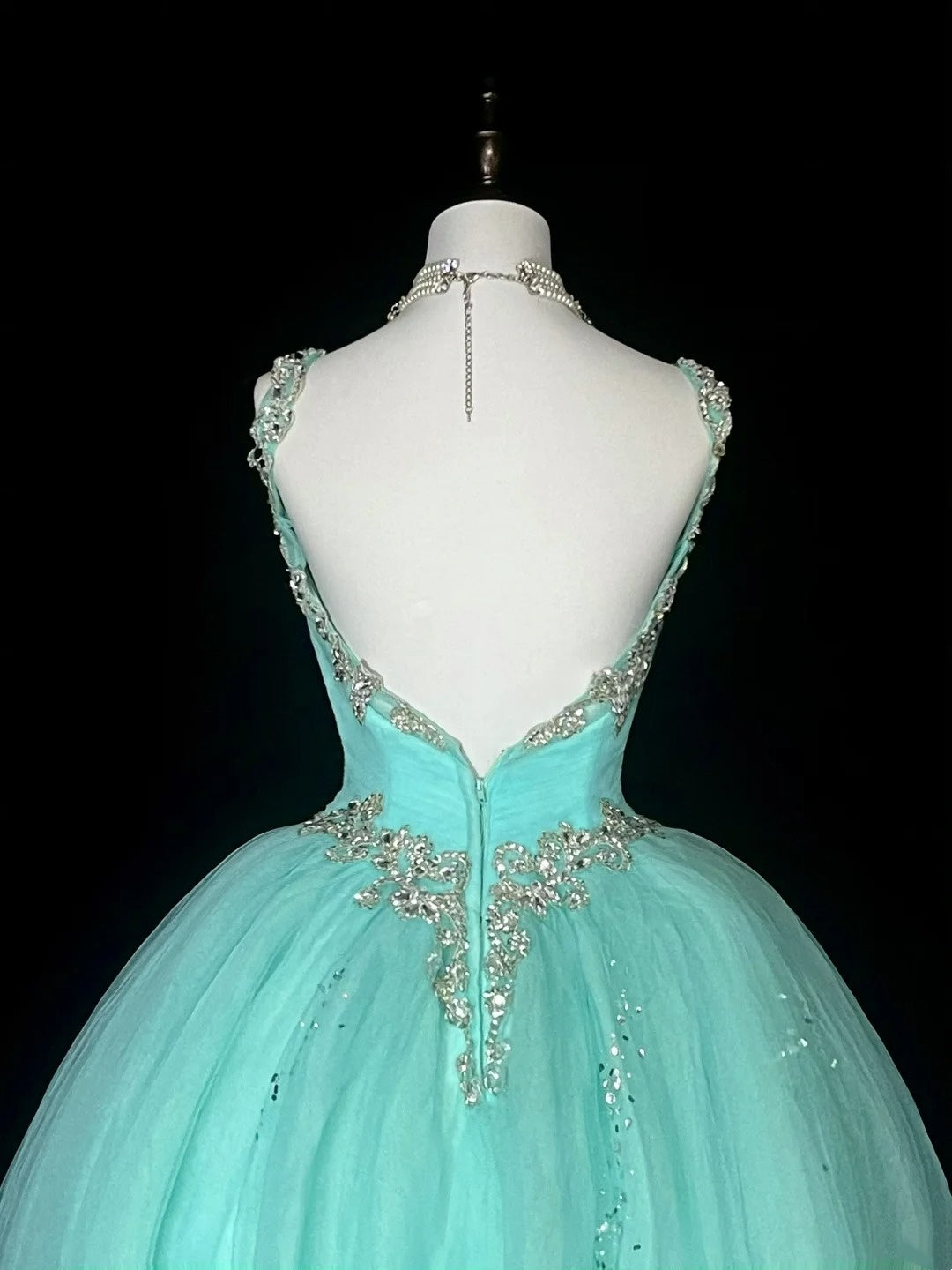 Vintage Ball Gown Sweetheart Mint Green Tulle Sweet 16 Dresses Quinceanera Dress Long 15 Vestidos De Fiesta N1468