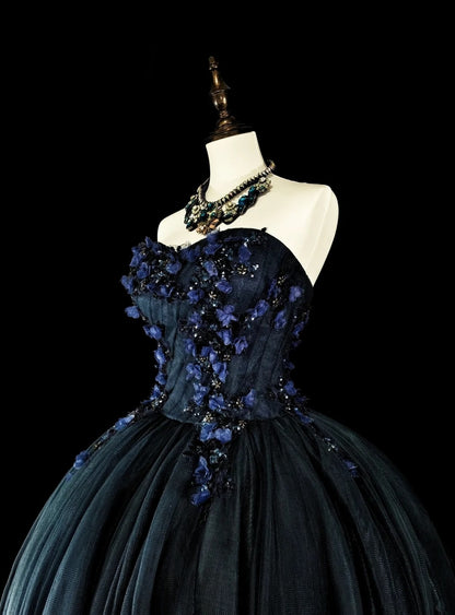 Vintage Prom Dresses Aesthetic 1950s Retro Classy Ball Gown Strapless Tulle Long Night Party Dress N2004