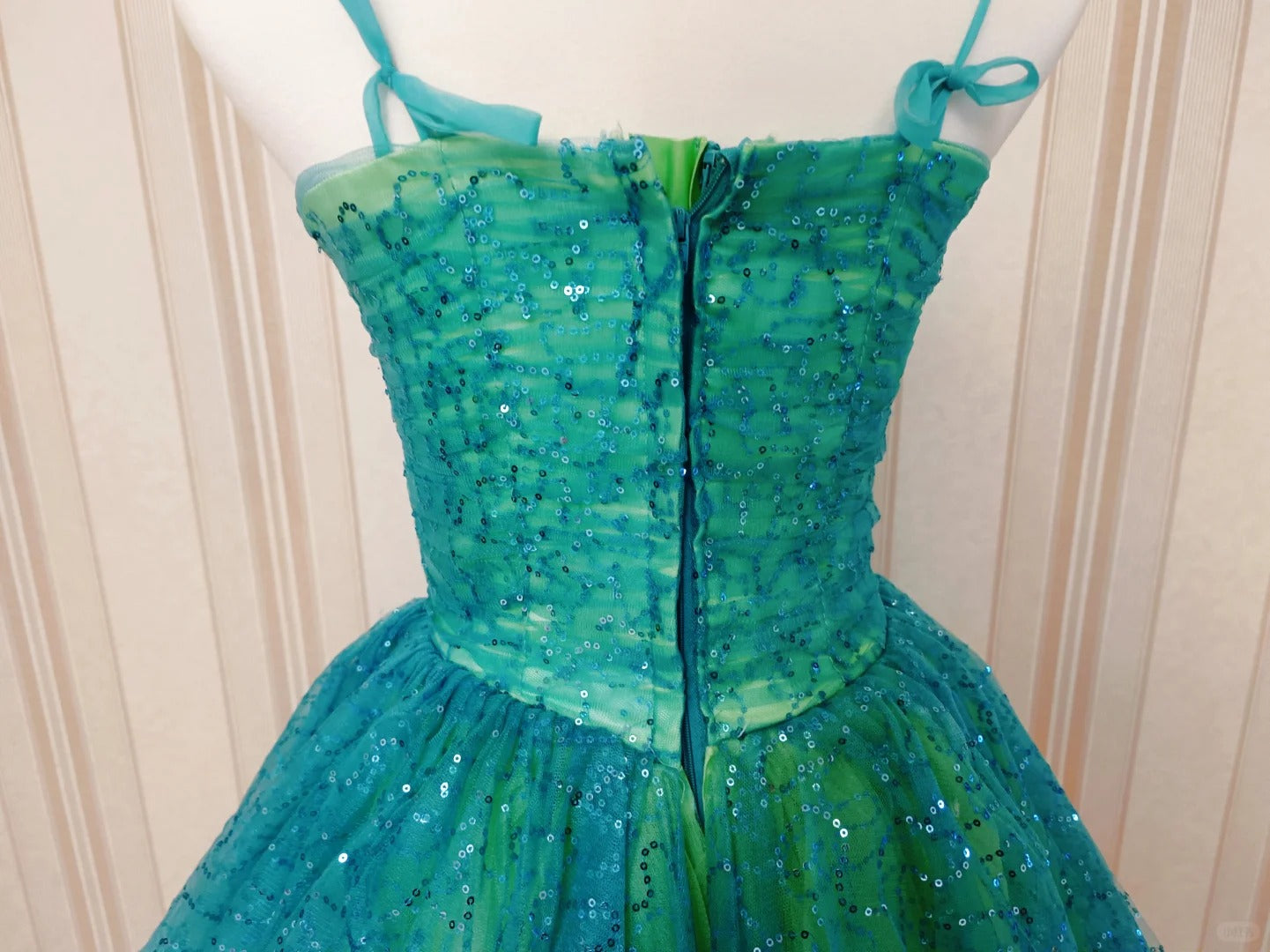Cute Ball Gown Spaghetti Strap Green Tulle Short Mini Party Dress Cocktail Homecoming Dresses N4199