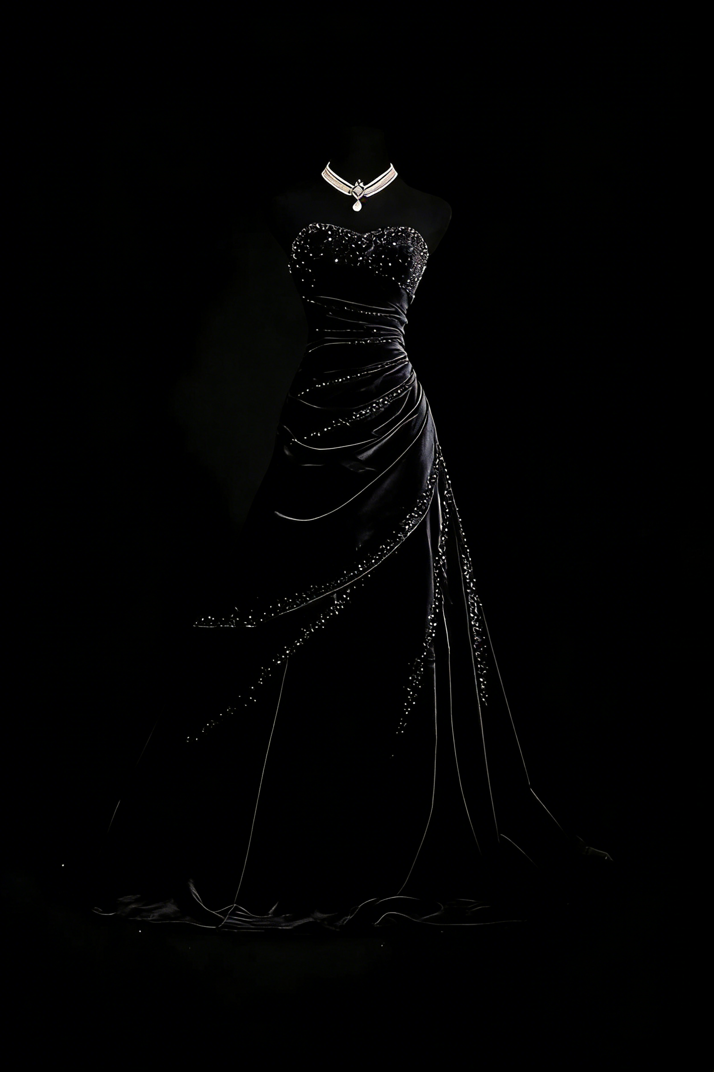 Vintage Prom Dresses Aesthetic 80s Retro Ball Gown Sweethert Black Velvet Long Formal Outfits N2336