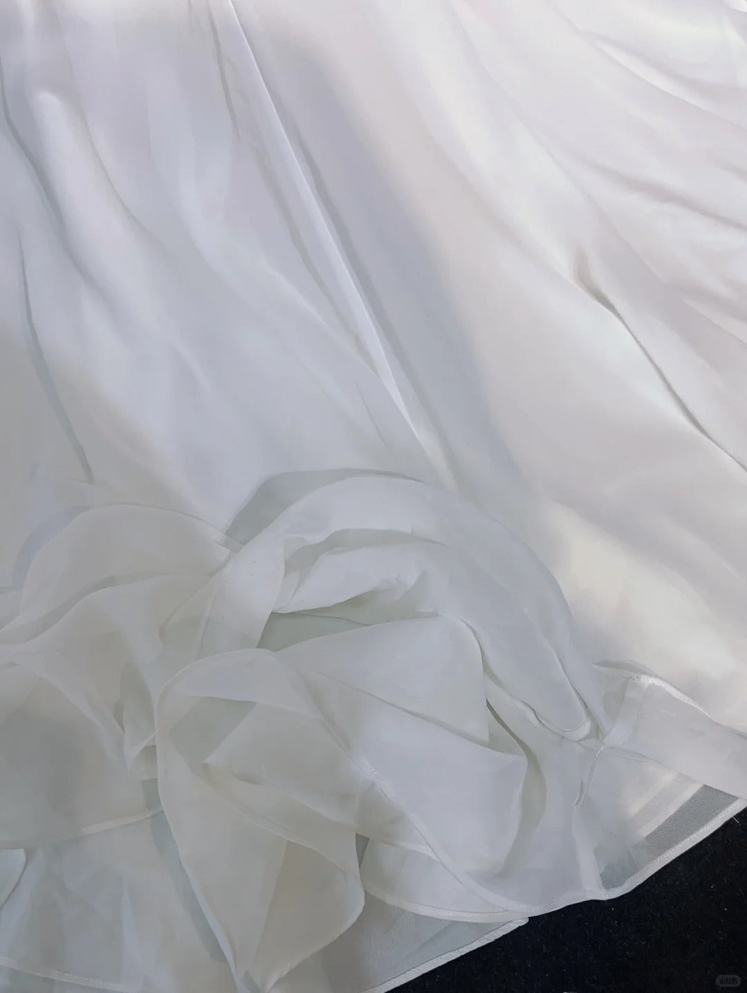 Unique Wedding Dresses A Line Sweetheart White With Ruffled Beading Long Bridal Gown N3644