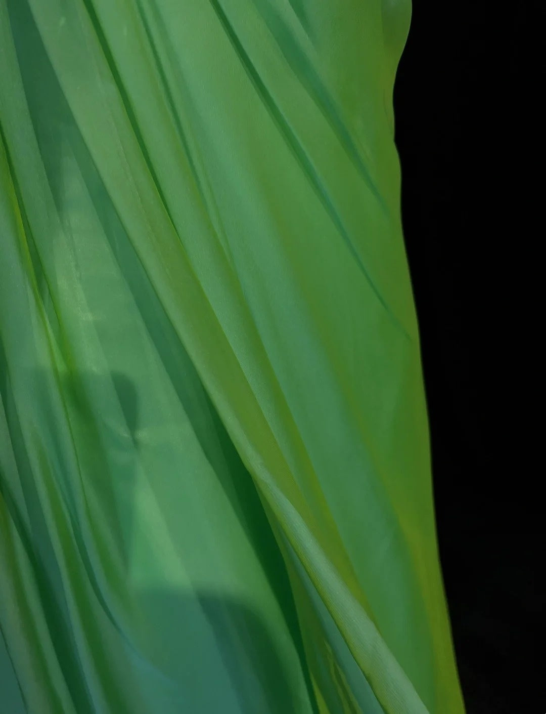 Exquisite Prom Dresses A Line One Shoulder Green Chiffon With Flowers Long Formal Dress N2889