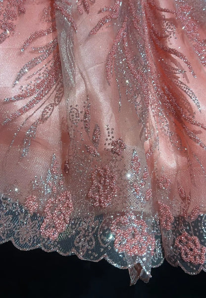 Pretty Ball Gown Spaghetti Strap Pink Sequin With 3D Flowers Tulle Short Mini Homecoming Dresses N2527