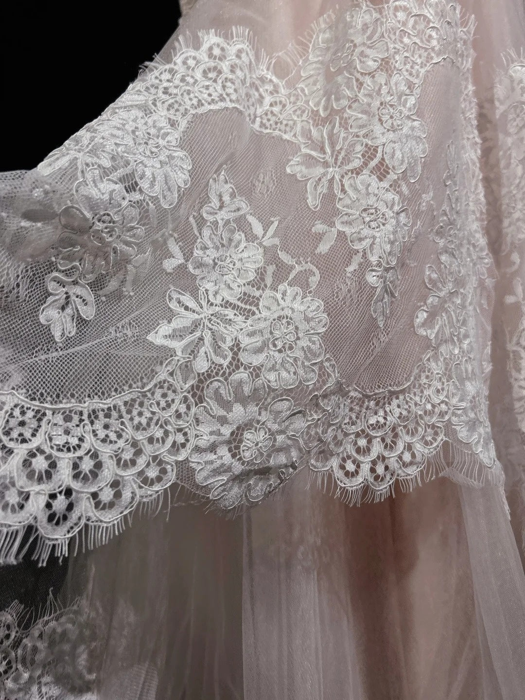 Vintage Prom Dresses Mermaid Sweetheart Pink Lace With Ruffles Long Formal Dress N2498