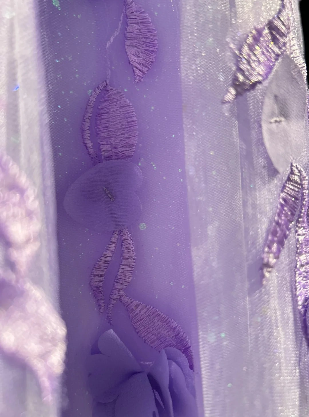 Princess Prom Dresses Ball Gown Off The Shoulder Lilac With 3D Flowers Formal Evening Outfits N3894