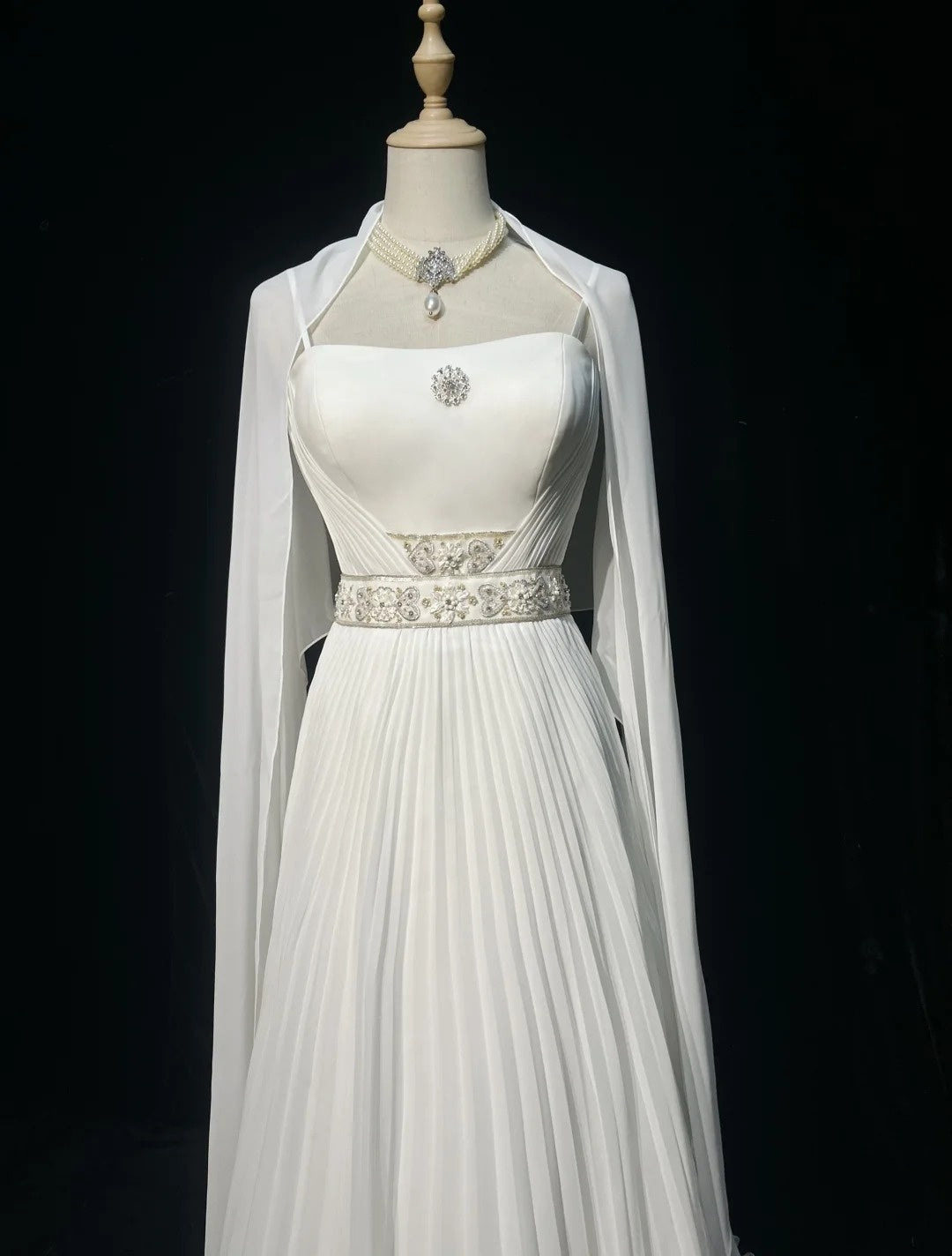Vintage 90s Wedding Dresses A Line Spaghetti Strap White Plain Summer Garden Long Bridal Gown N3721