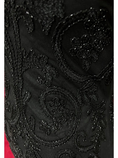 Elegant Prom Dresses Inspo Mermaid Scoop Black Sequined With Beading For Women Formal Dress N3237