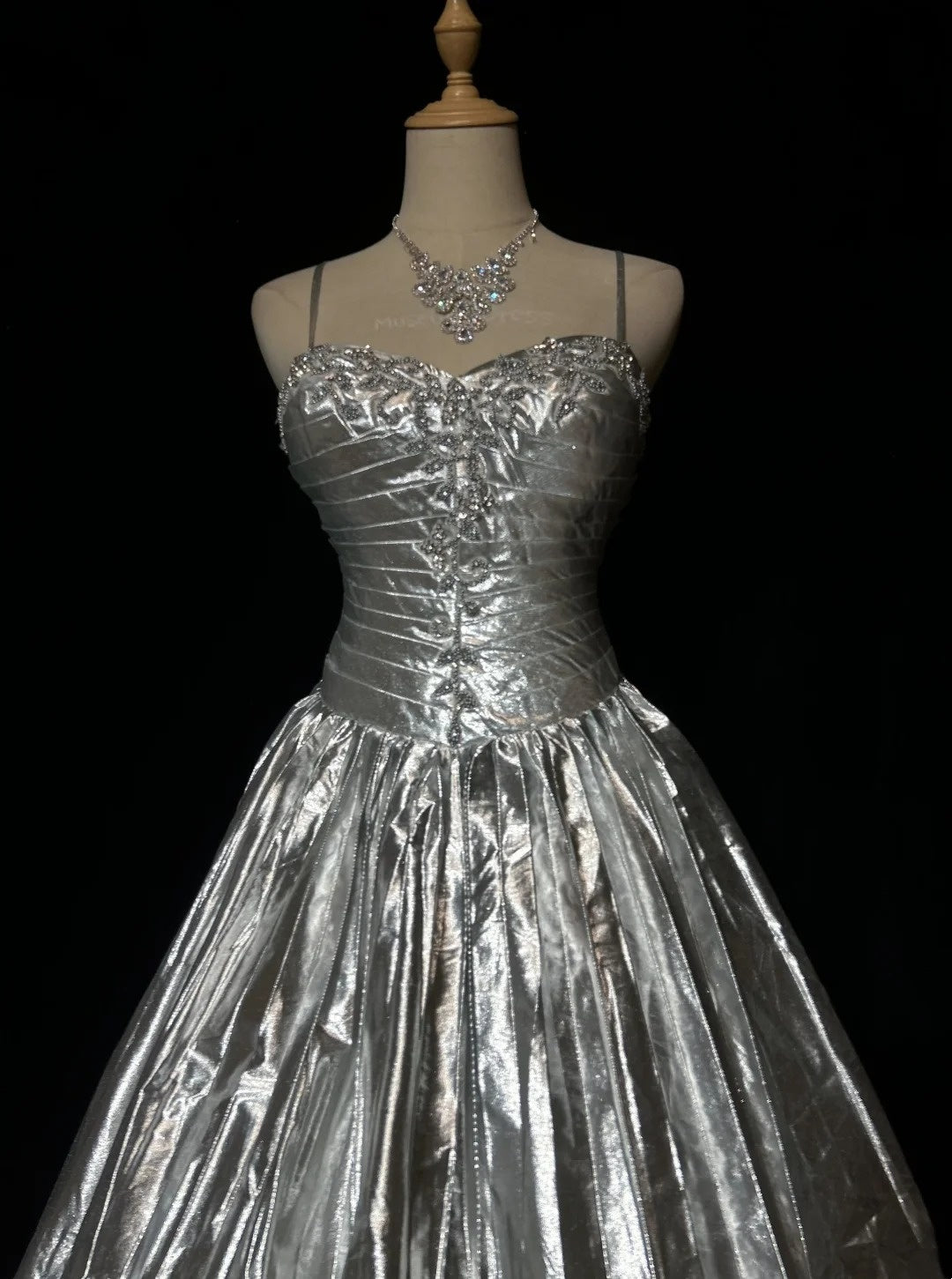 Vintage Ball Gown Spaghetti Strap Gray Knee Length Senior Inspo Birthday 16th Party Outfits Homecoming Dresses RB3952