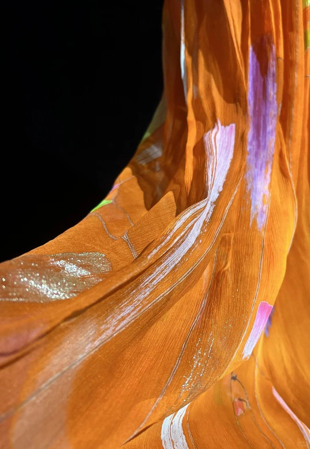 Vintage A Line Orange Chiffon With Beading Evening Long Prom Dresses Formal Outfits RB3945
