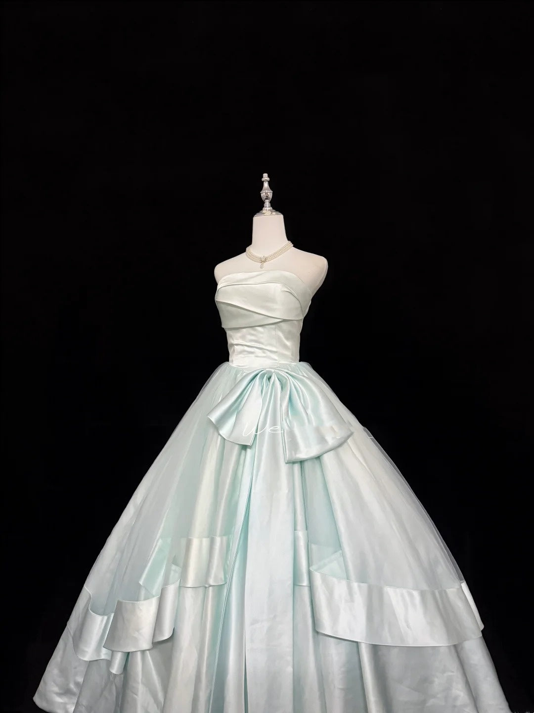 Sweet 16 Dresses Long Ball Gown Sweet Sixteen Long Birthday Dress Strapless Satin Formal Gown RC0297