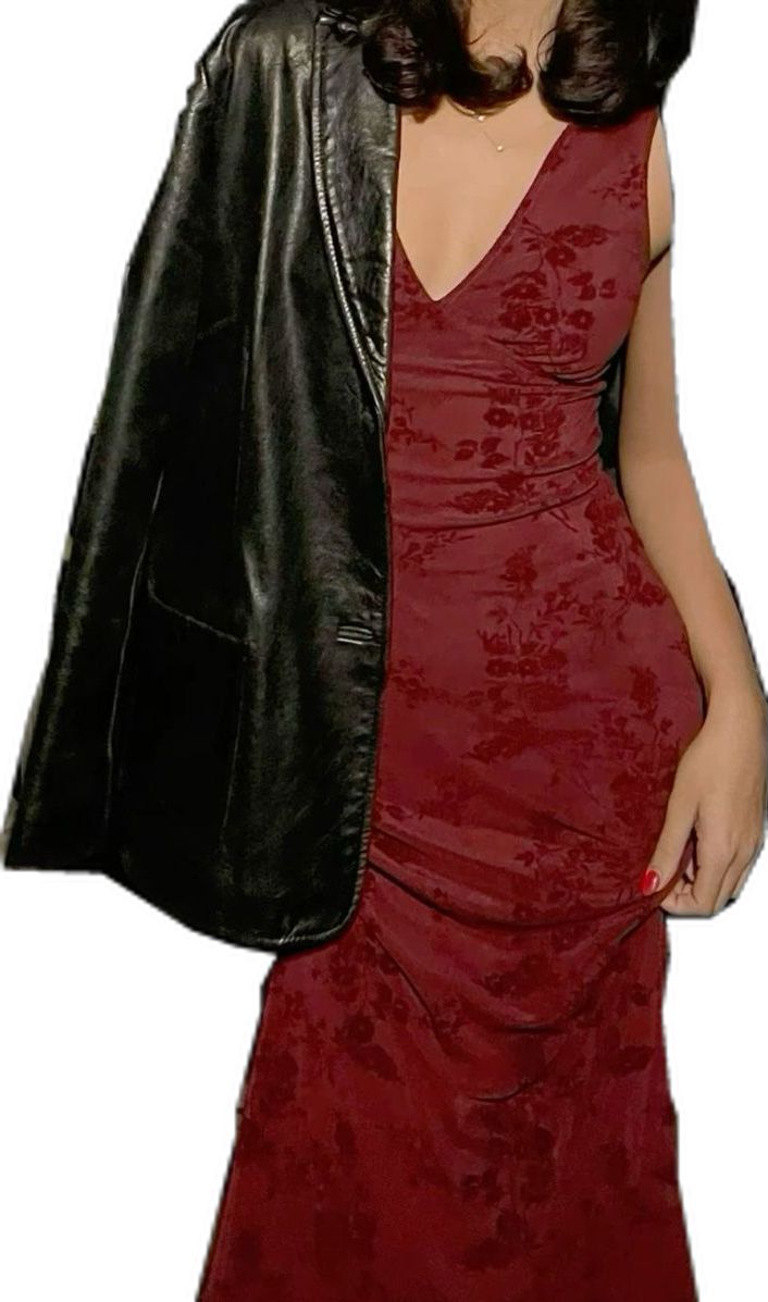 Classy Mermaid Burgundy V Neck Lace Prom Dress Aesthetic For Teens Formal Dresses Party Outfits Prom Gown AB1119