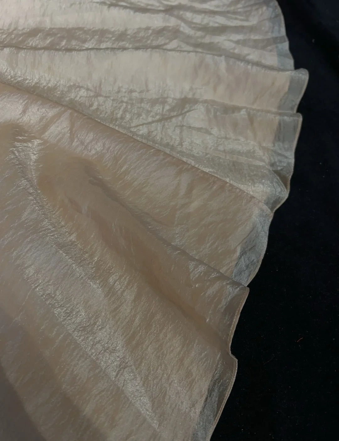 Vintage Prom Dresses A line Spaghetti Strap Champagne With Long Sleeves 90s Evening Gown N3001