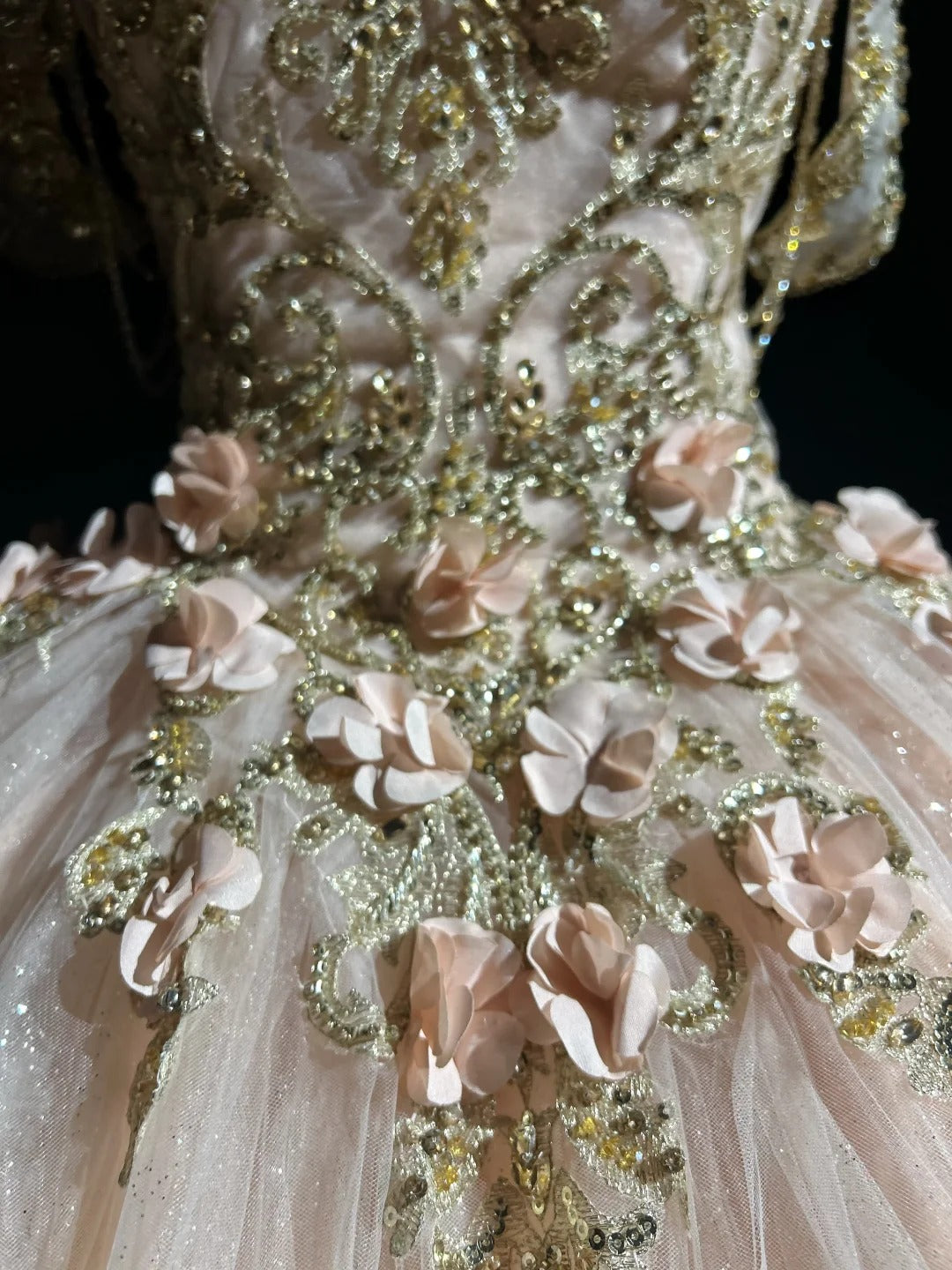 Princess Lace Square Neck Blush Pink Sweet 16 Dress Ball Gown Sleeveless Sweet Sixteen Dress RC0078