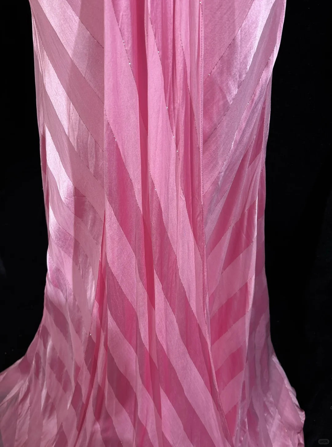 Vintage Prom Dresses Spaghetti Strap Mermaid Pink With Gold Lace Long Formal Evening Outfits N3862
