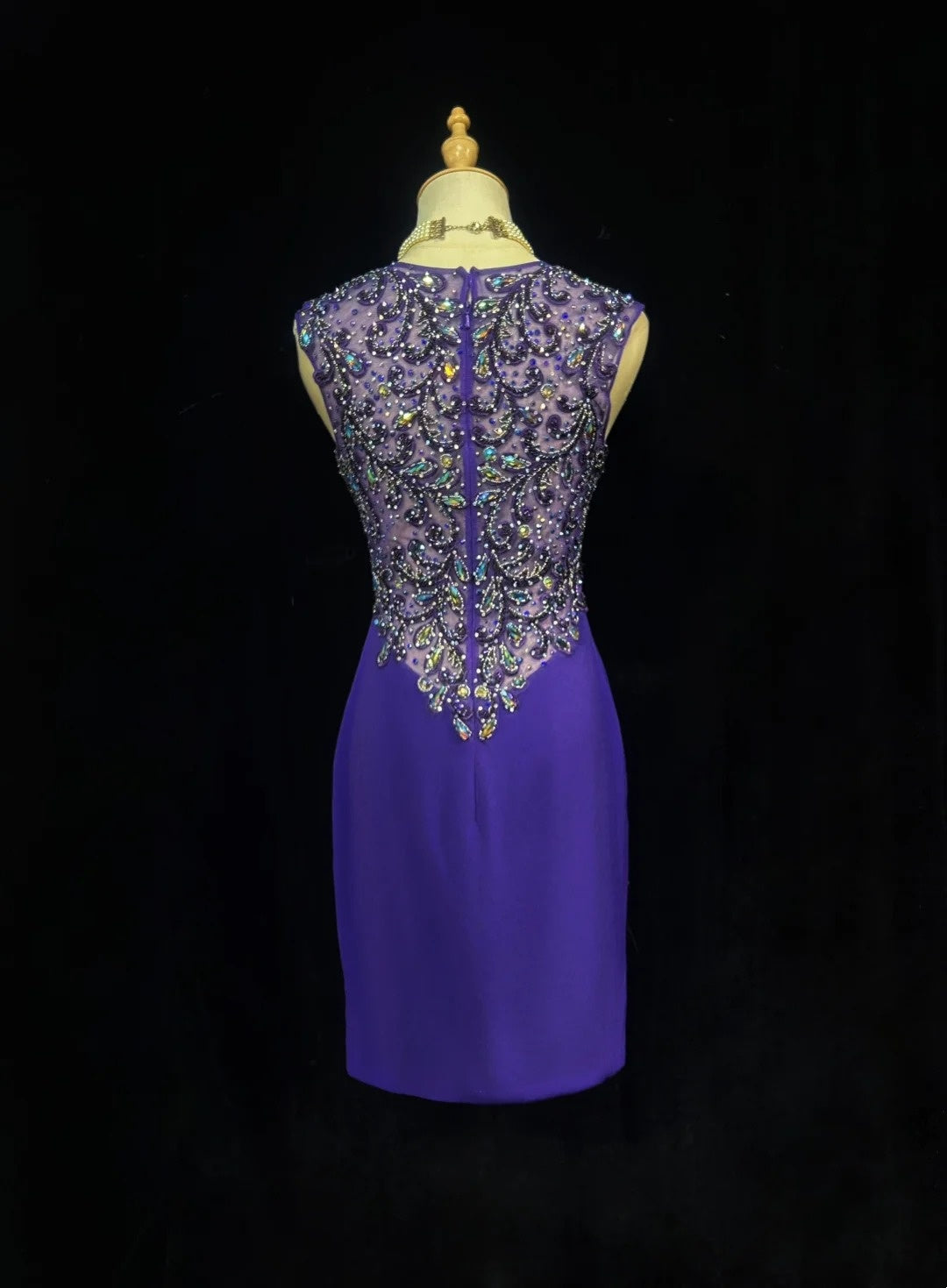 Pretty Sheath Sweetheart Purple Satin Short Mini Homecoming Dresses Hoco Gowns N2596