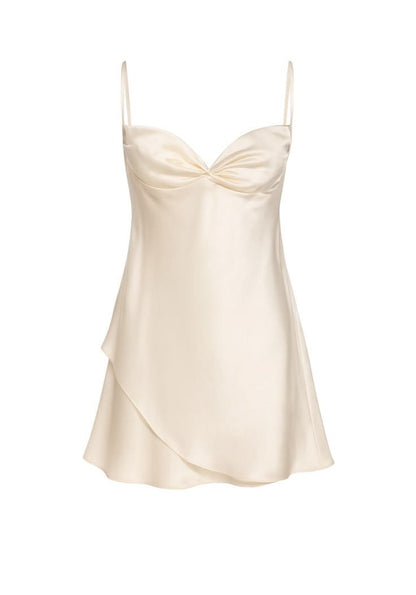New Sexy Short Homecoming Dresses A Line Spaghetti Straps Ivory Mini Graduation Cocktail Graduation Outfits RB7374