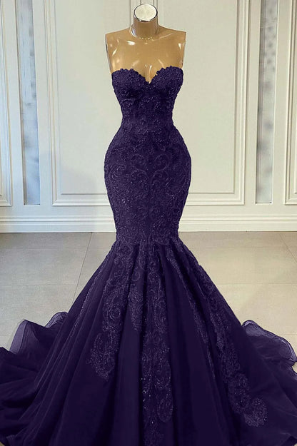Unique Mermaid Sweetheart Pink Lace Prom Dresses Long Party Dress Birthday Outfits Prom Gown RB1310