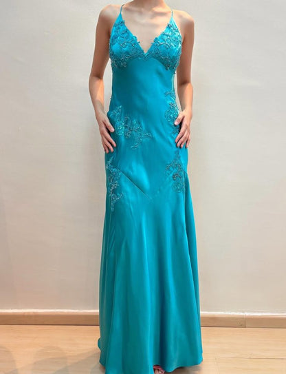 Modest Mermaid Spaghetti Strap Grape Lace Backless Satin Evening Dresses High School Teens Senior Night Dance Prom Outfits N014