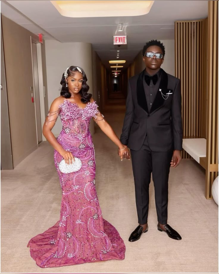 Sparkly Mermaid For Black Girls People Sweetheart Prom Dresses Column Floor Length With Beads N625