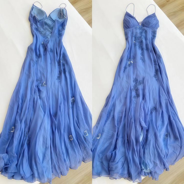 Pretty Mermaid Spaghetti Straps Lilac Long Prom Dresses Party Dress Inspiration N340
