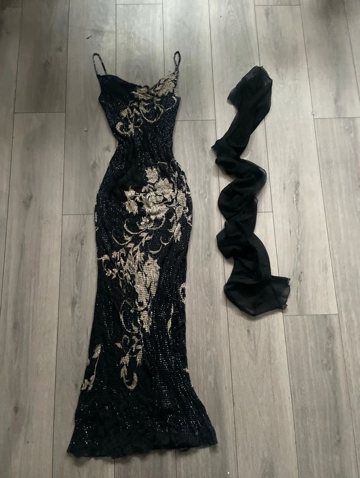 Prom Dresses ideas Unique Mermaid Spaghetti Straps Black Sequin Floor Length Formal Party Gown 8th Grade Dress RC0873