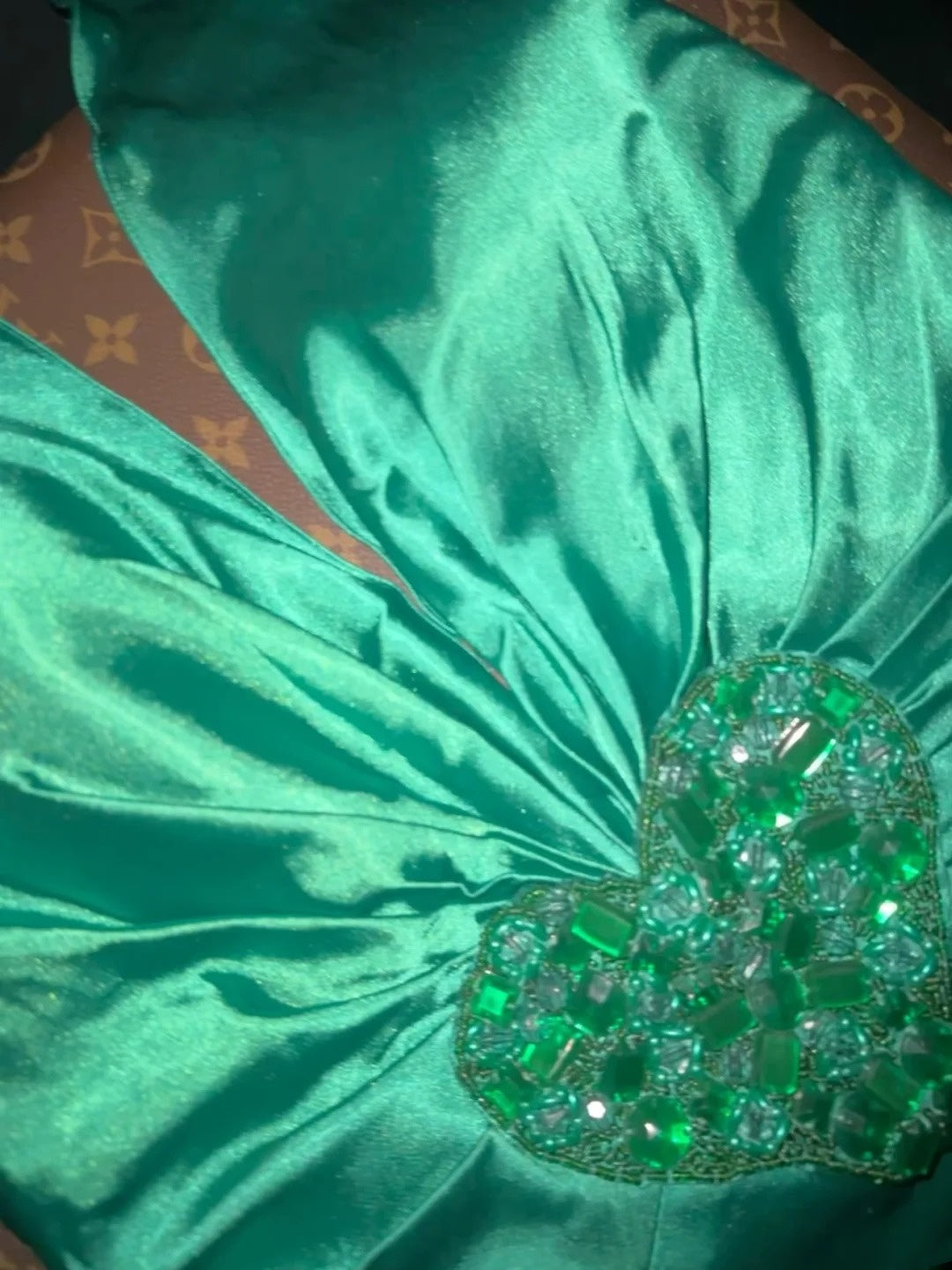 Sophisticated Mermaid Halter Emerald Green Satin With Beaded School Dances Prom Dresses 8th Grade Formal Outfits Evening Gown RB8437