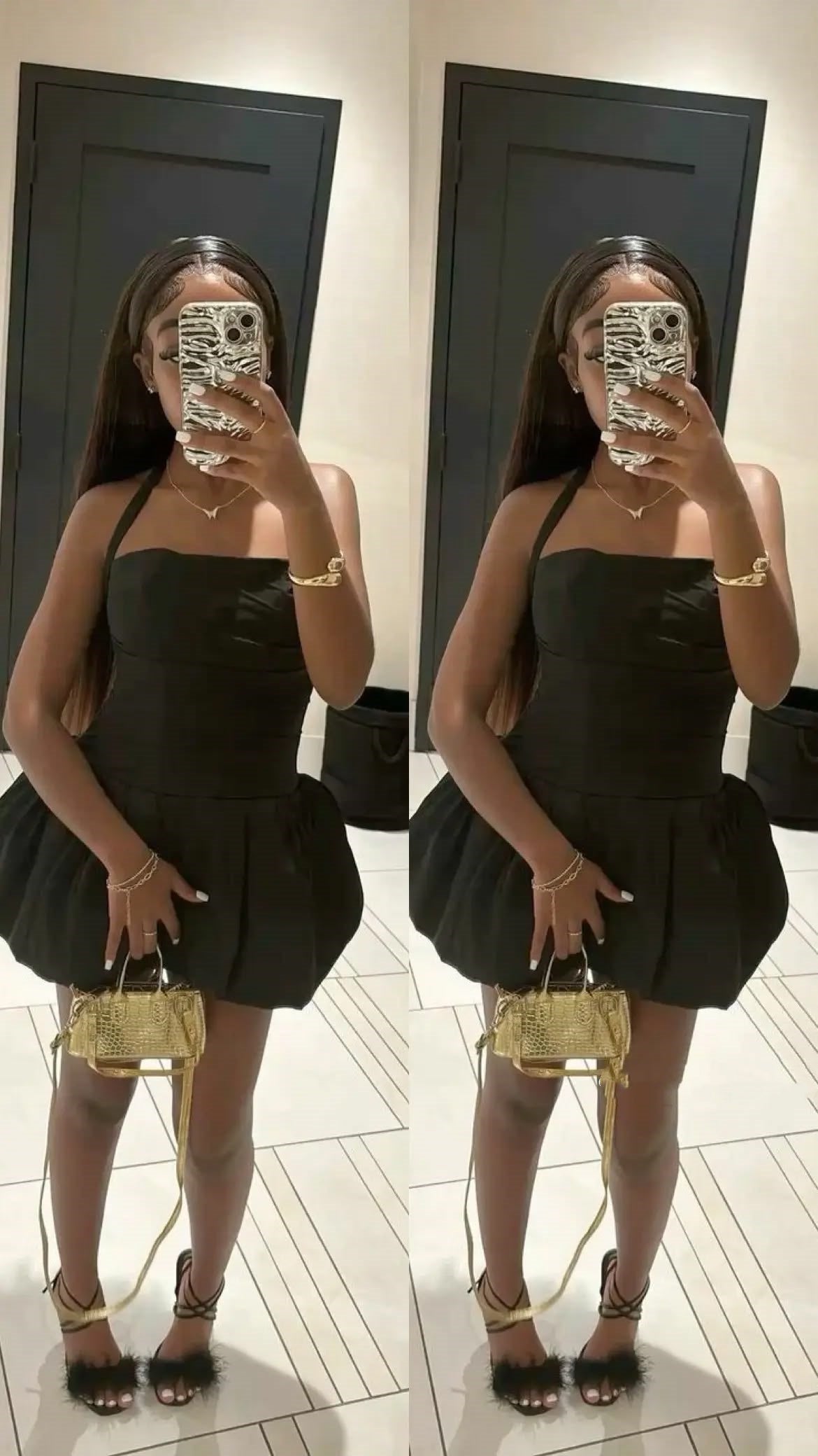 Sexy Sheath Halter Little Black Dress For Black Girls Mini Homecoming Dresses Short 17th Birthday Outfits RB4231