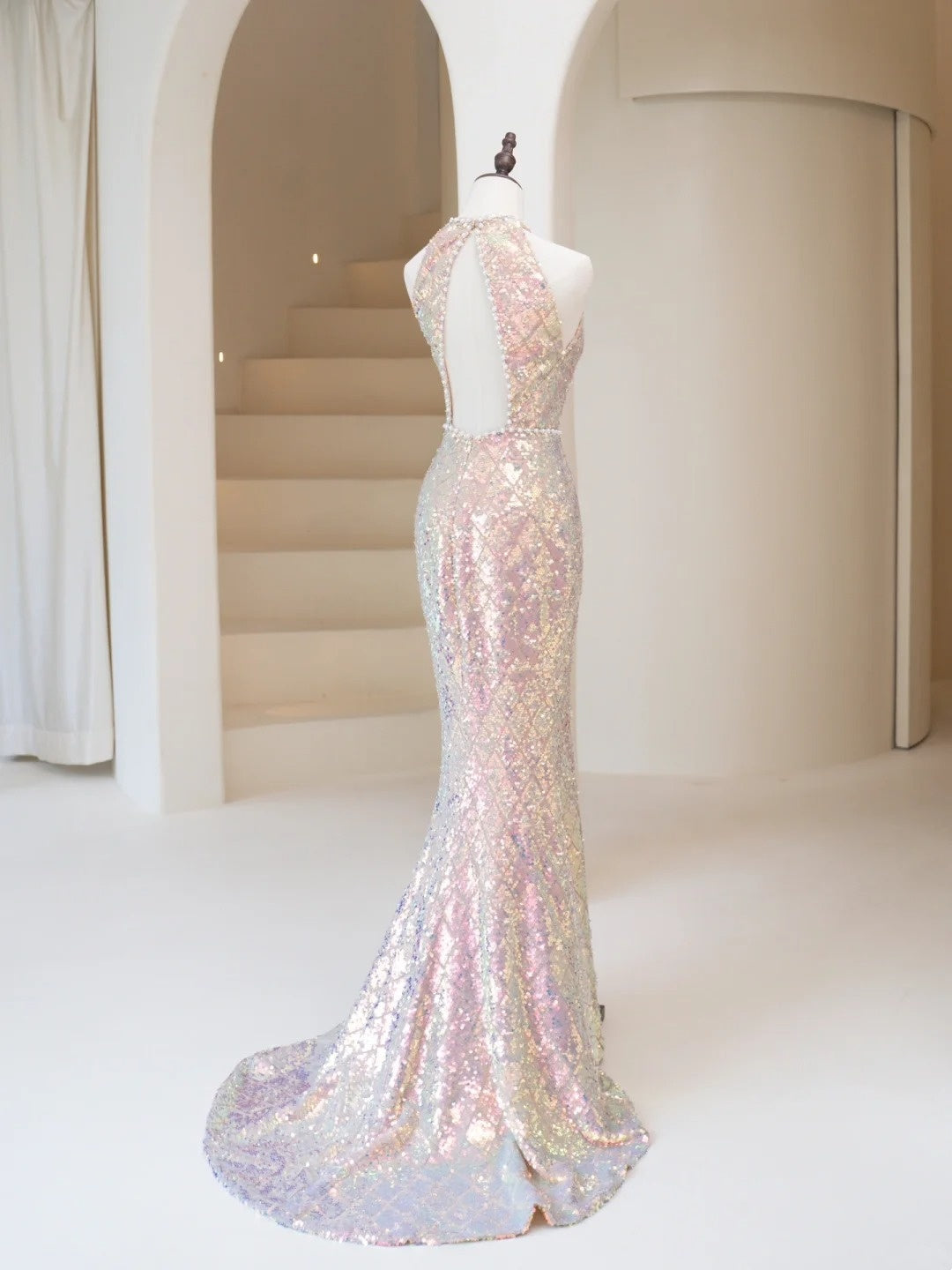 Glitter Mermaid Sweetheart With Straps Sequin Long Prom Dresses Formal Gowns Inspo Evening Outfit N229