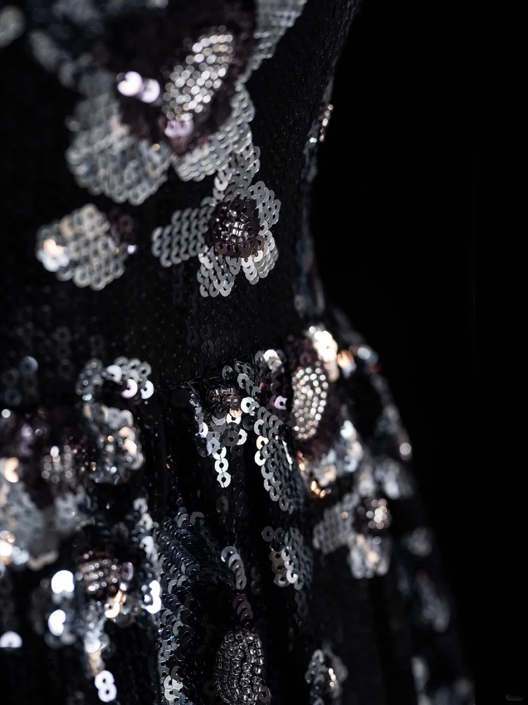 Modest Ball Gown Off The Shoulder Black Floral Sequin College Formal Sweet 16 Outfit Long Prom Dresses For Teens N1166