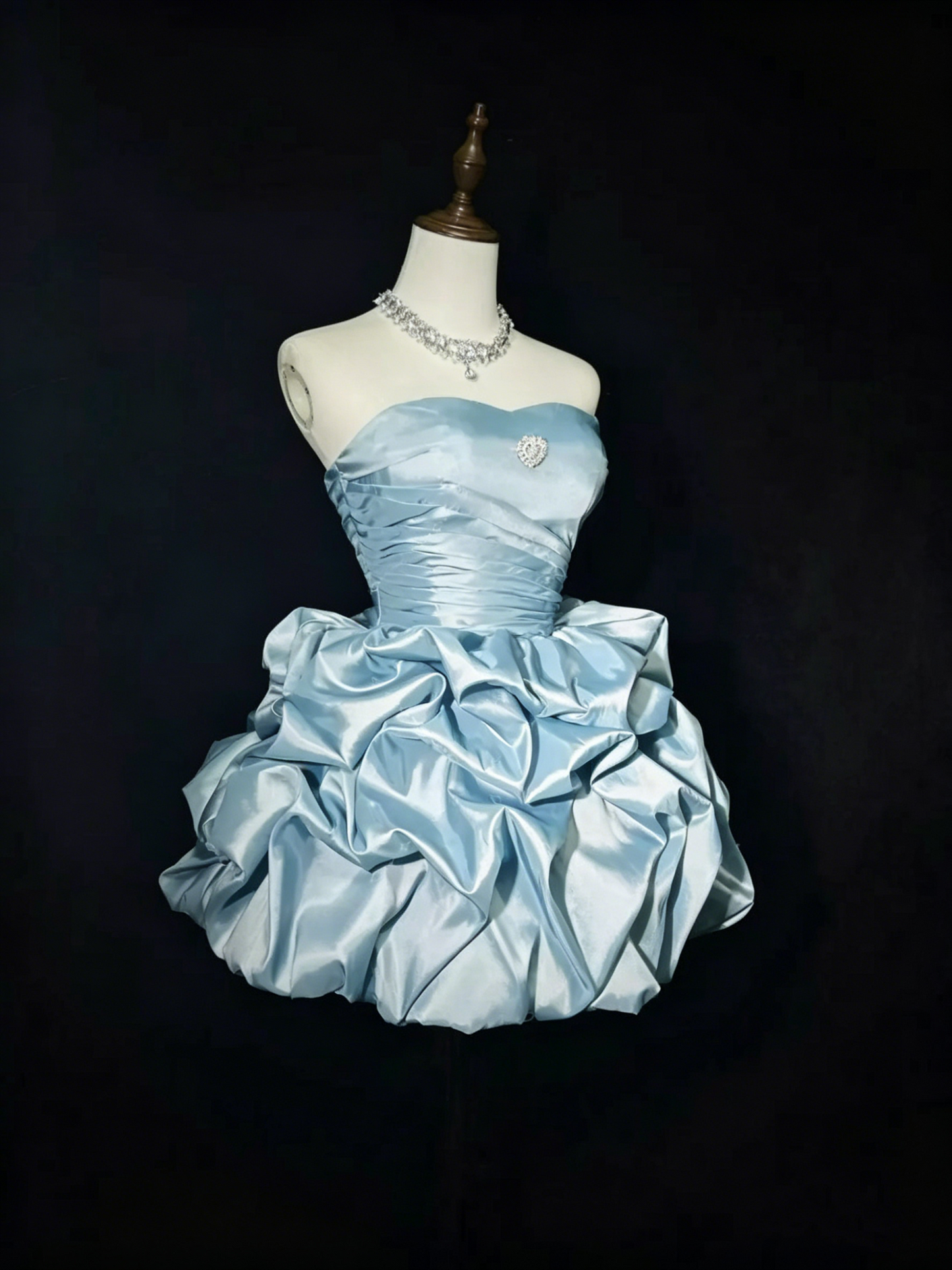 Dream Ball Gown Sweetheart Light Sky Blue 16th Birthday Gown Homecoming Dresses N3806