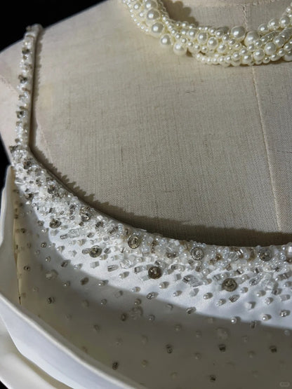 Vintage Prom Dresses Inspo Ball Gown Spaghetti Strap White With Beading For Women Formal Dress N3220