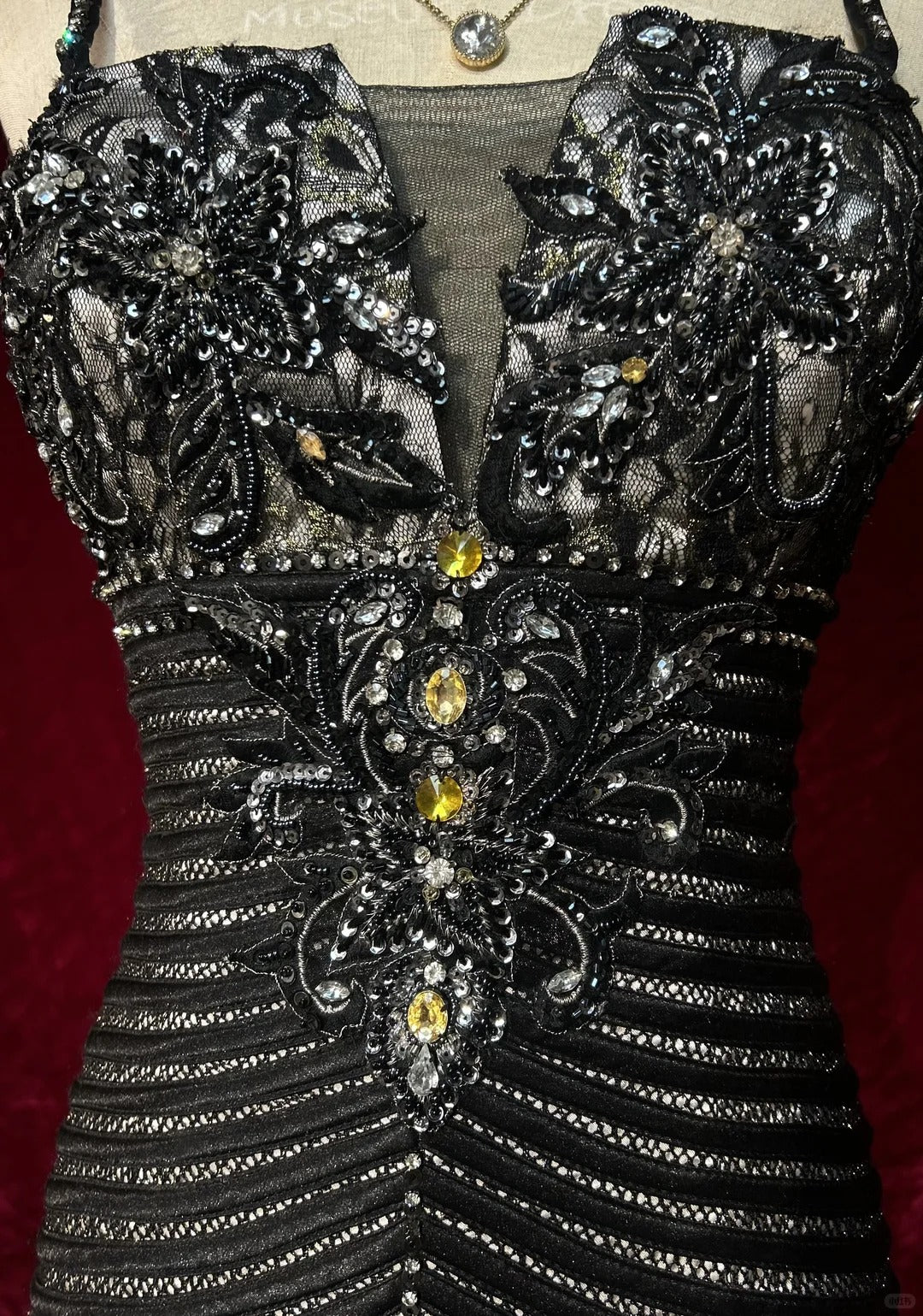 Black Prom Dress Inspo Mermaid Spaghetti Straps Satin With Beading Long Formal Party Gown RC0092